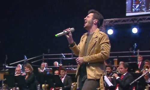 Javier participa en el gran concierto del centenario de la banda “La Pamplonesa”